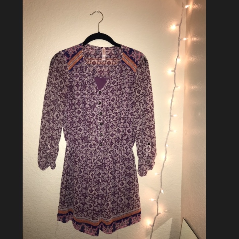 Cute boho romper